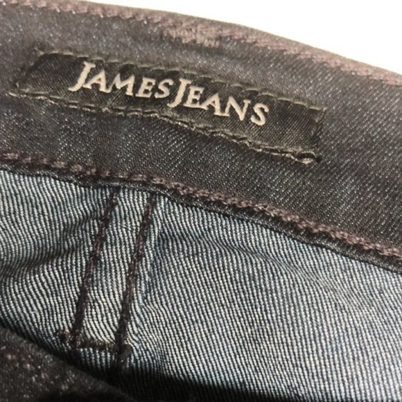 DESIGNER JAMES JEANS HECTOR DARKWASH BOOT 28x32 MADE IN USA 🇺🇸 - Picture 3 of 12